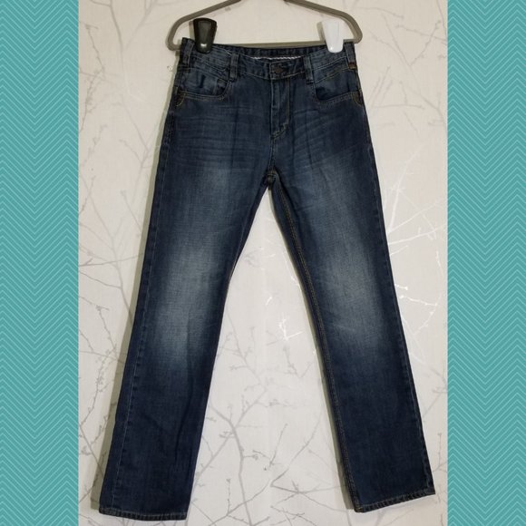 Indicode Dark Wash Mid Rise Straight Leg Jeans - Picture 6 of 7